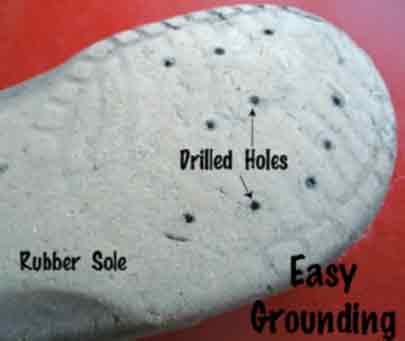 Ground Your Shoe Easily